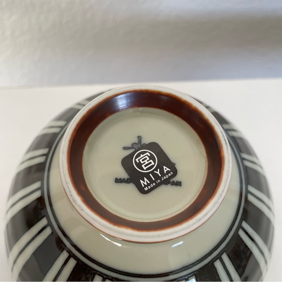 Miya Japanese Glazed Ceramic Bowl Set - Picture 6 of 6